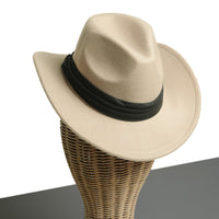 Chokore Chokore Cowboy Hat with Ribbon (Beige)