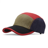 Chokore Chokore Colorblock Retro Sports Cap (Black & Red)