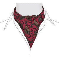 Chokore Chokore Men's Marsela & Blue Silk Designer Cravat