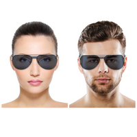 Chokore Chokore Aviator Sunglasses (Black & Gold)