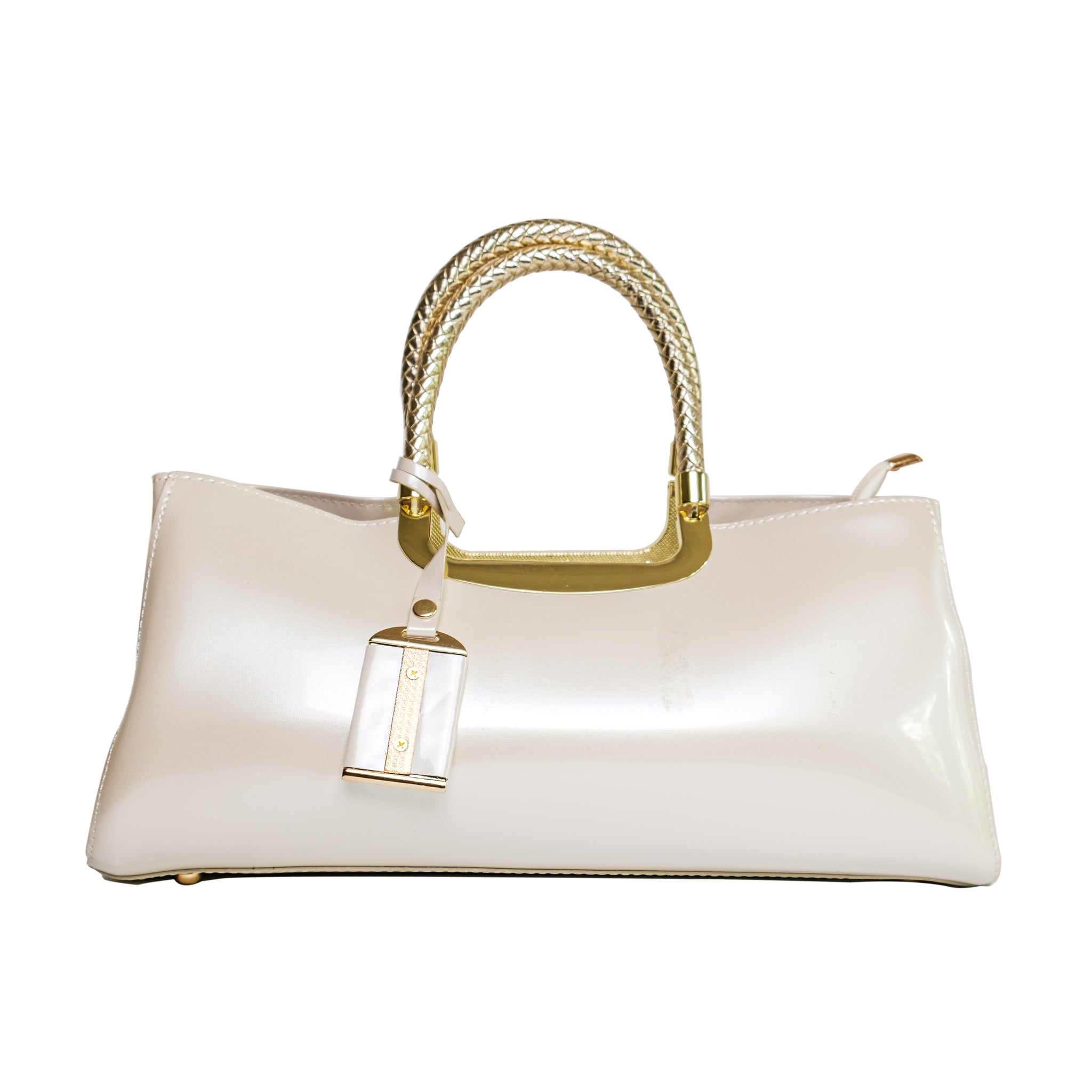 Chokore Luxe Glossy Handbag (White)