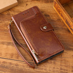 Chokore  Chokore Leather Wallet Cover with Card Pocket (Brown) for iPhone