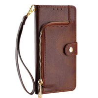 Chokore Chokore Leather Wallet Cover with Card Pocket (Brown) for iPhone