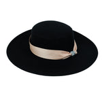 Chokore Chokore Wide Brim Boater Hat (Black) 