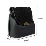 Chokore  Chokore Crossbody Bag with Metal Closure (Black)