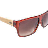 Chokore Chokore Iconic Wayfarer Sunglasses (Wood & Brown)