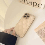 Chokore Chokore Patterned Leather Cover (Beige) for iPhone 