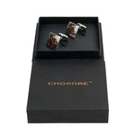 Chokore Chokore Classic Maroon Cufflinks 