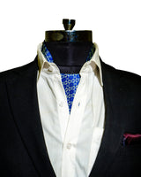 Chokore Chokore Blue & White Silk Cravat