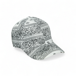 Chokore Chokore Paisley print Baseball Cap (White) 