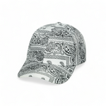 Chokore Chokore Paisley print Baseball Cap (White) 