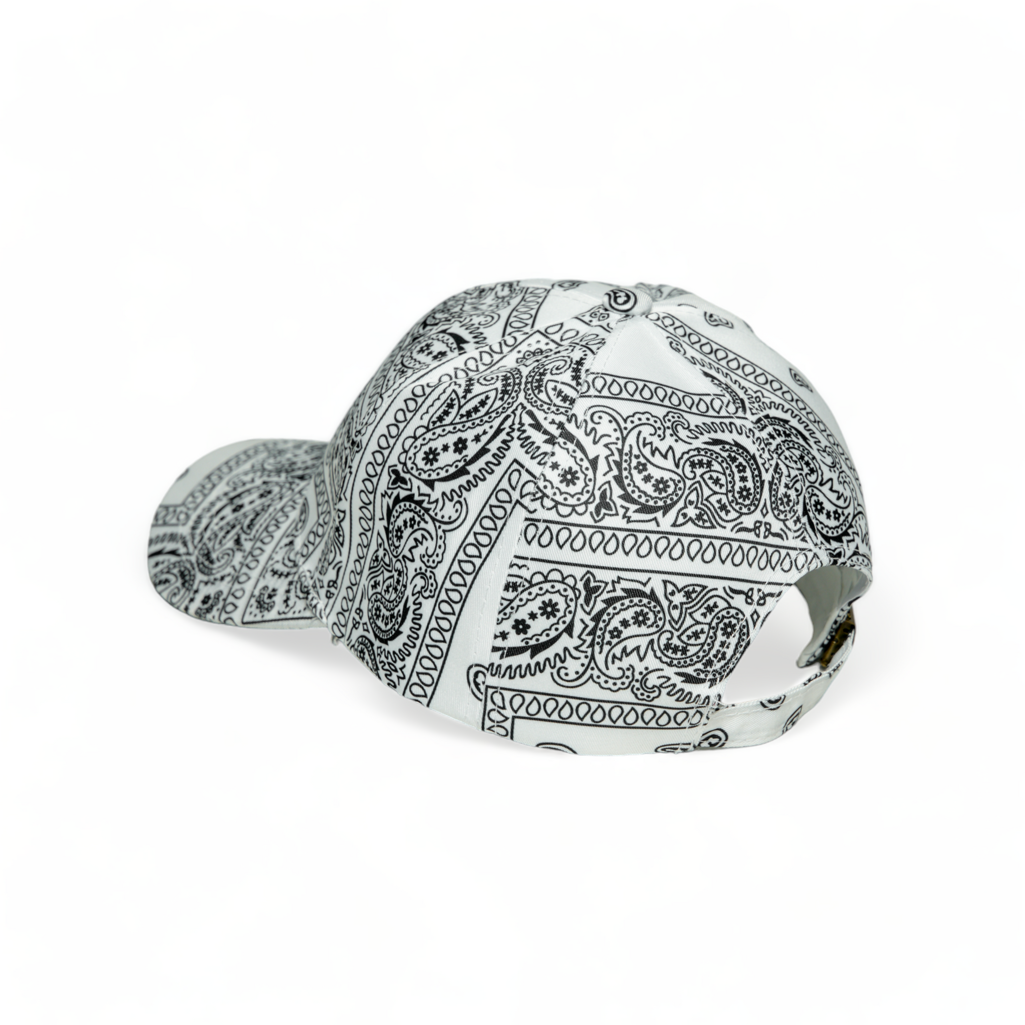 Chokore Paisley print Baseball Cap (White)