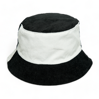 Chokore Chokore Double Tone Reversible Corduroy Bucket Hat (White)