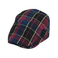 Chokore Chokore Classic Checked Ivy Cap (Navy Blue)