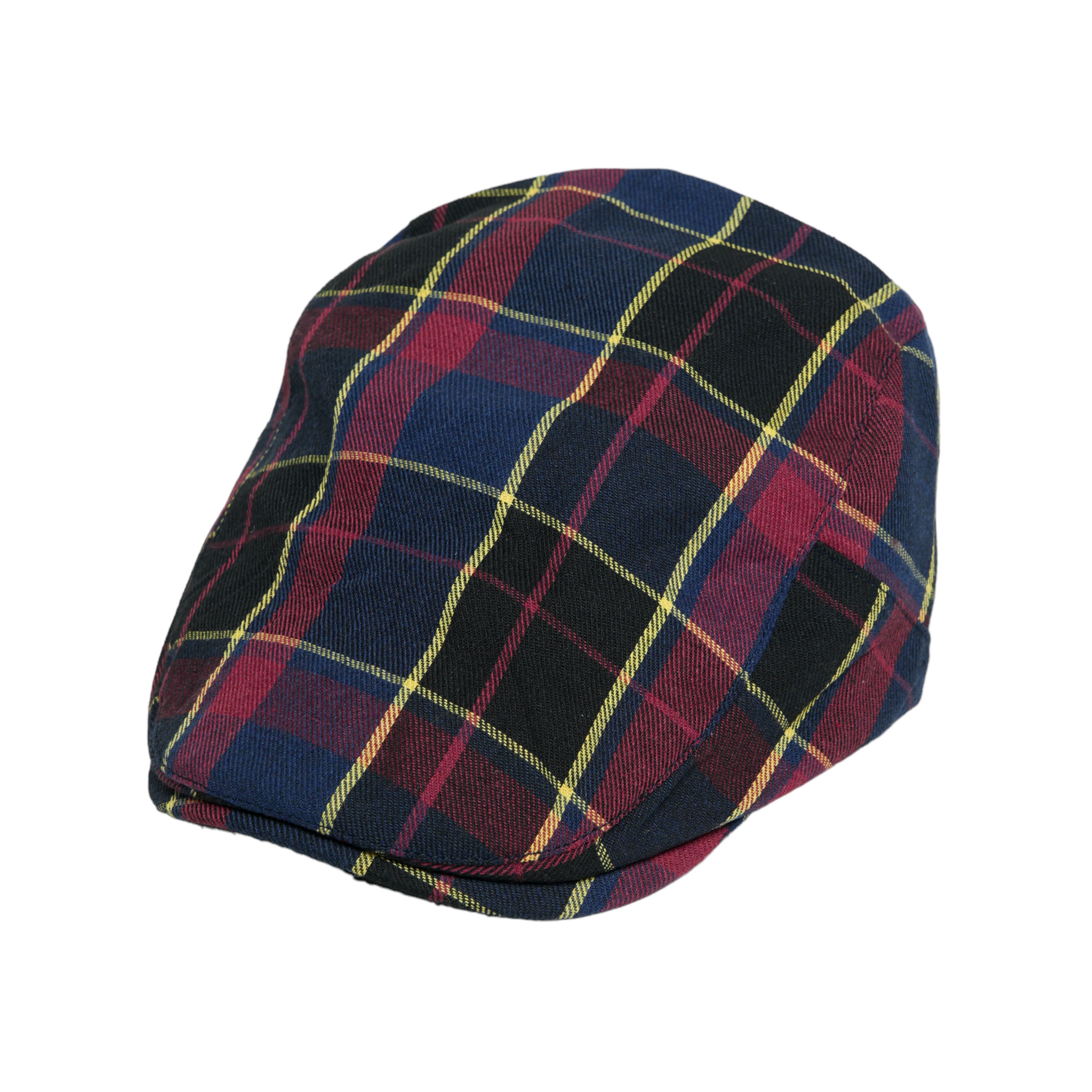 Chokore Classic Checked Ivy Cap (Navy Blue)