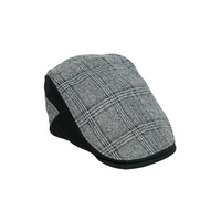 Chokore Chokore Retro British Plaid Ivy Cap (Black)