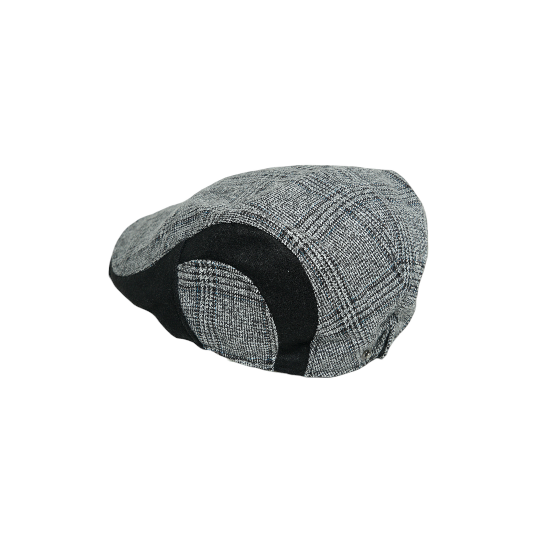 Chokore Retro British Plaid Ivy Cap (Black)