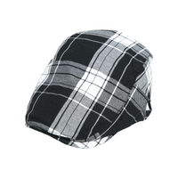 Chokore Chokore Classic Checked Ivy Cap (Black)