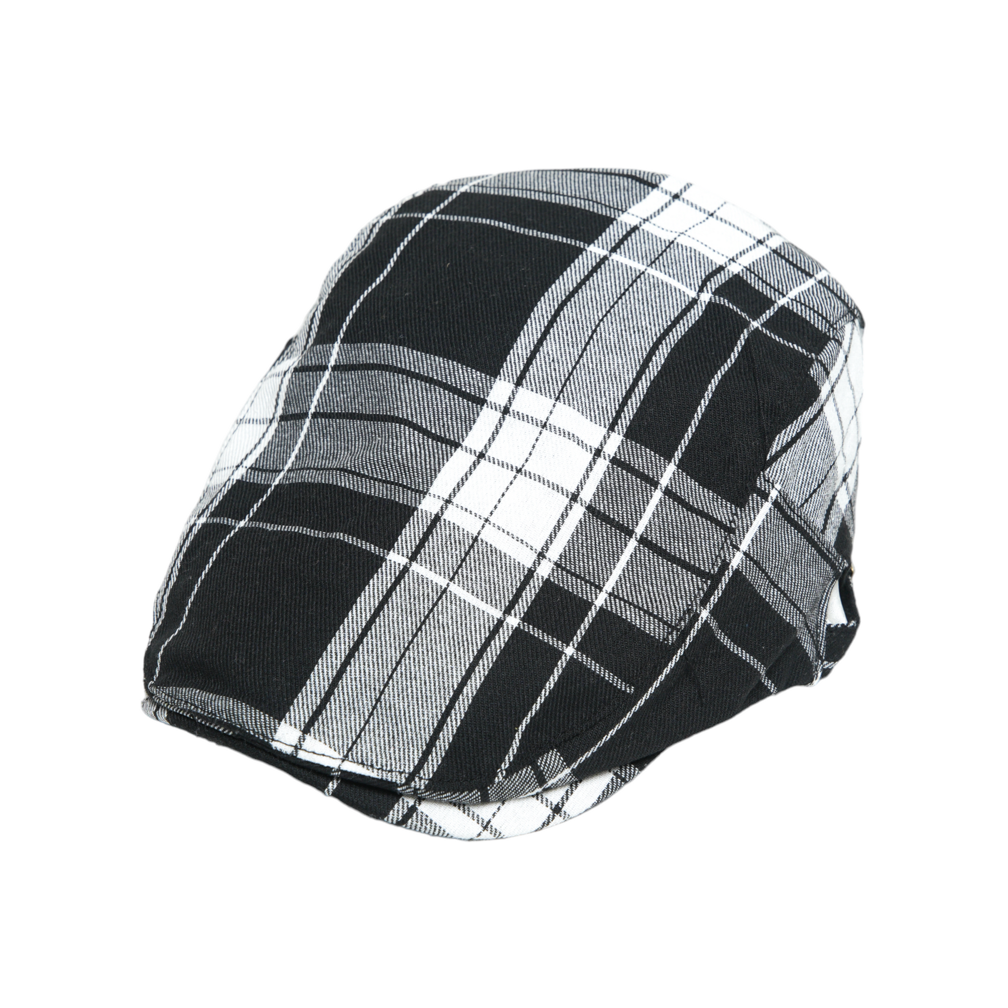 Chokore Classic Checked Ivy Cap (Black)