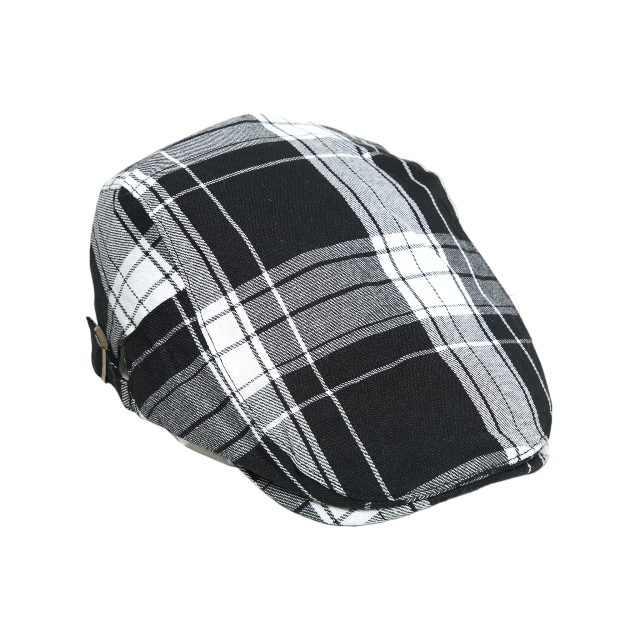 Chokore Classic Checked Ivy Cap (Black)