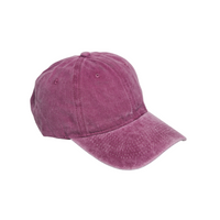 Chokore Chokore Blank Washed Baseball Cap (Pink)