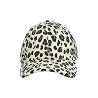 Chokore Chokore Leopard print Corduroy Cap (Beige)