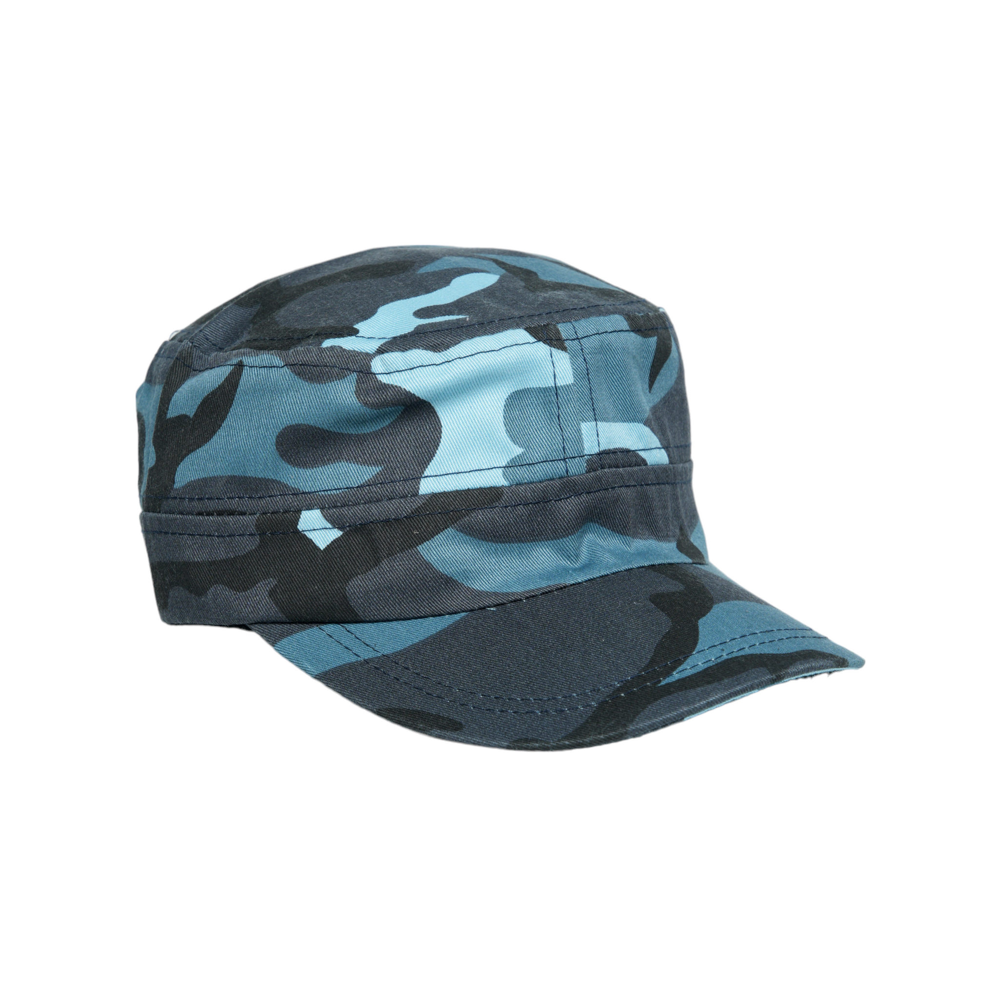 Chokore Camouflage Flat Top Cap (Blue)