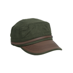 Chokore Chokore Breathable Flat Top Cap with Belt (Army Green) 