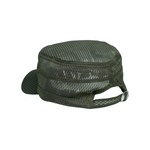 Chokore Chokore Summer Flat Top Cap in Mesh Fabric (Army Green) 