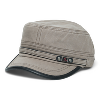 Chokore Chokore Retro Washed Flat Top Cap (Brown)