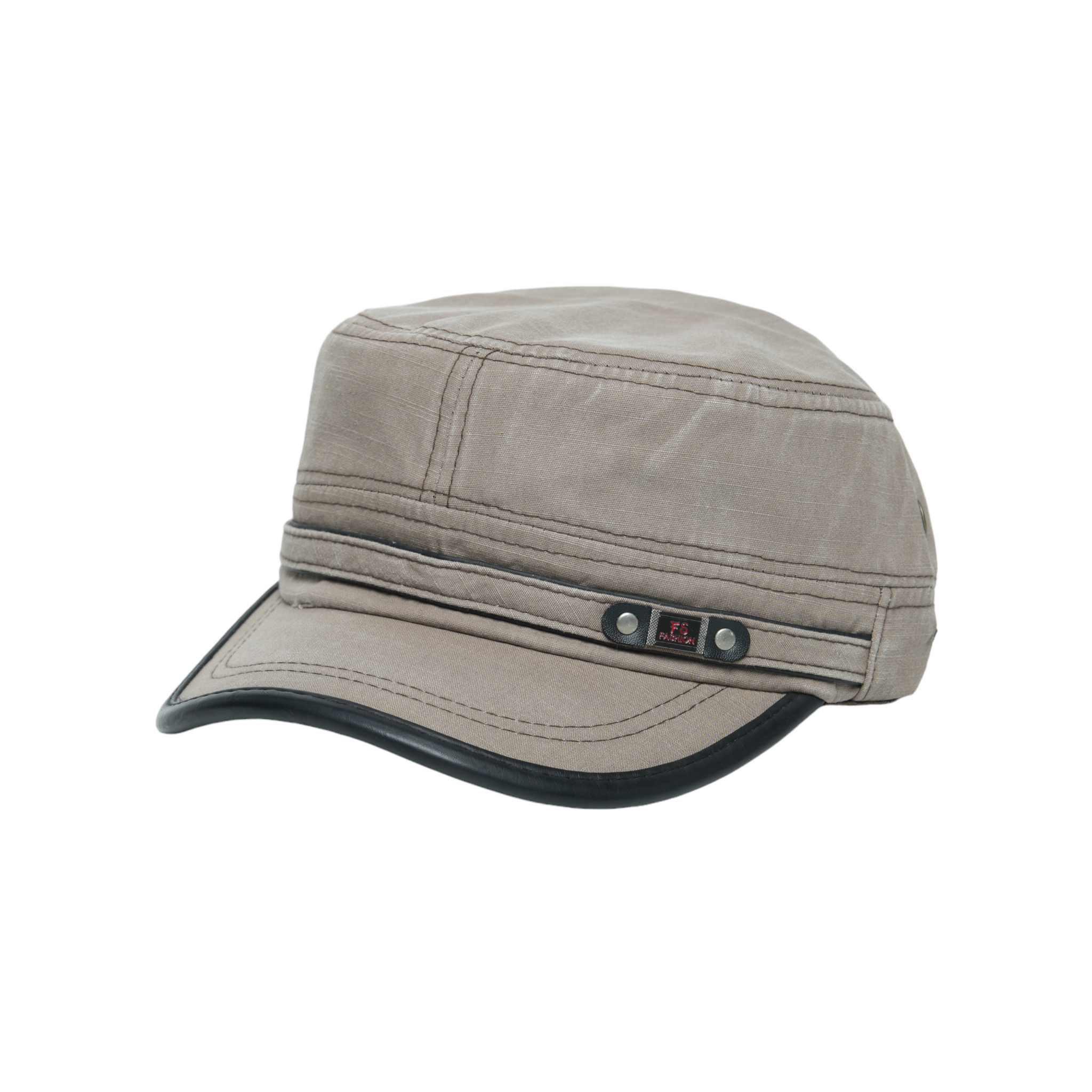 Chokore Retro Washed Flat Top Cap (Brown)