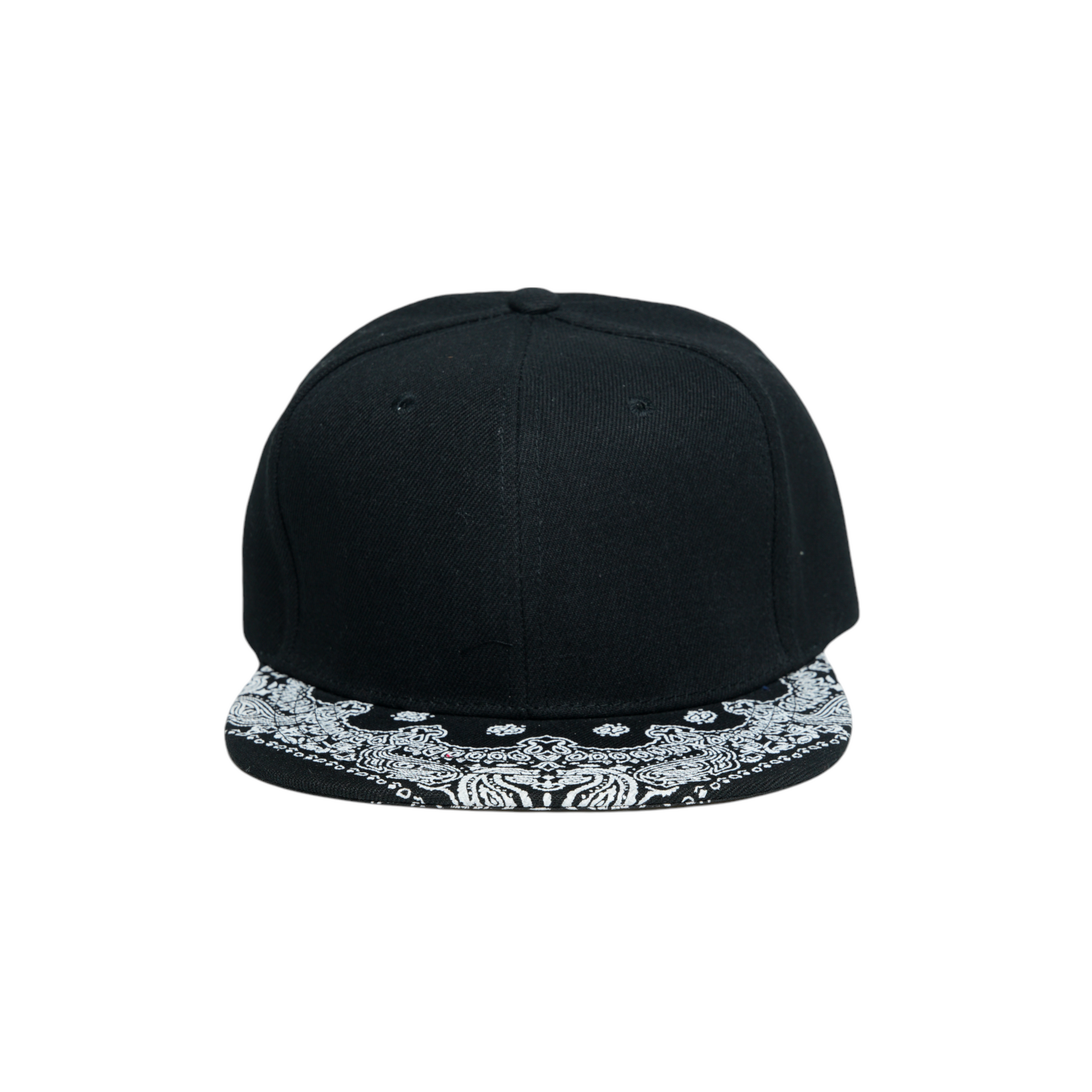 Chokore American Flat Brim Printed Baseball Cap (Black)