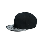 Chokore Chokore American Flat Brim Printed Baseball Cap (Black) 