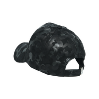 Chokore Chokore Suede Camouflage Curved Brim Baseball Cap (Black)