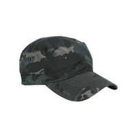 Chokore Chokore Camouflage Flat Top Cap (Black)