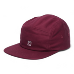 Chokore Chokore Cotton Camping Cap with Flat Brim (Wine Red) 