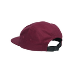 Chokore Chokore Cotton Camping Cap with Flat Brim (Wine Red) 