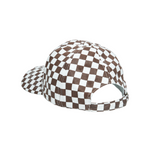 Chokore Chokore Checkerboard Print Baseball Hat (Brown) 