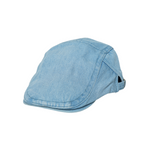 Chokore Chokore Denim Flat Ivy Cap ( Blue & White) 