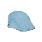 Chokore Chokore Denim Flat Ivy Cap ( Blue & White) 