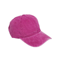 Chokore Chokore Simple Washed Baseball Cap (Pink)