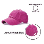 Chokore Chokore Simple Washed Baseball Cap (Pink) 