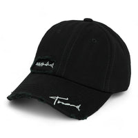 Chokore Chokore Minimalist Design Washed Baseball Cap (Black)