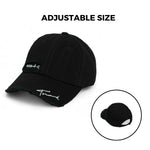 Chokore Chokore Minimalist Design Washed Baseball Cap (Black) 