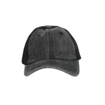 Chokore Chokore Denim Baseball Cap with Mesh Detailing (Black) 