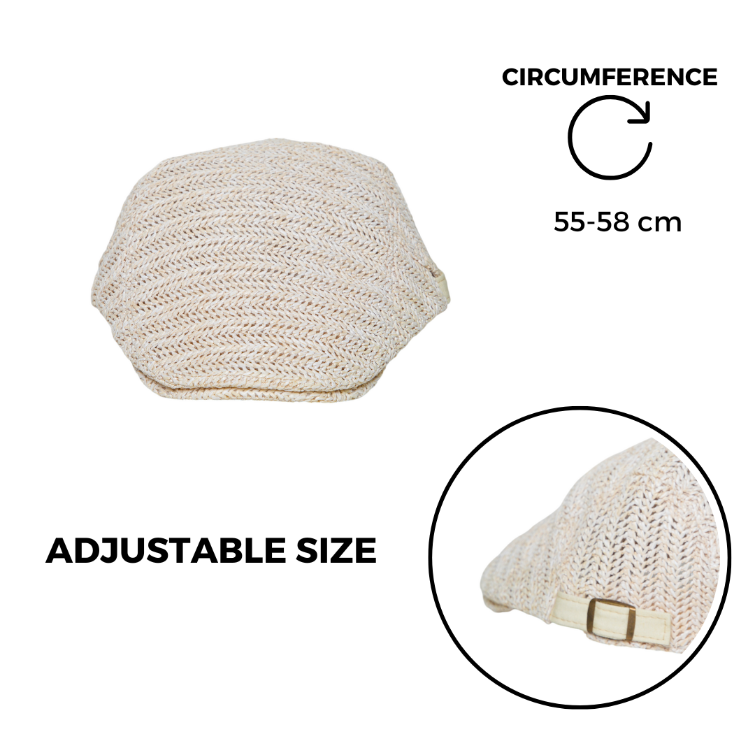 Chokore Classic Straw Ivy Cap (Beige)