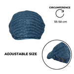 Chokore Chokore Classic Straw Ivy Cap (Navy Blue) 