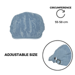 Chokore Chokore Classic Ripped Denim Ivy Cap (Light Blue) 