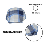 Chokore Chokore Classic Plaid Ivy Cap (Blue) 