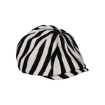 Chokore Chokore Striped Retro Western Newsboy Cap (Black) 